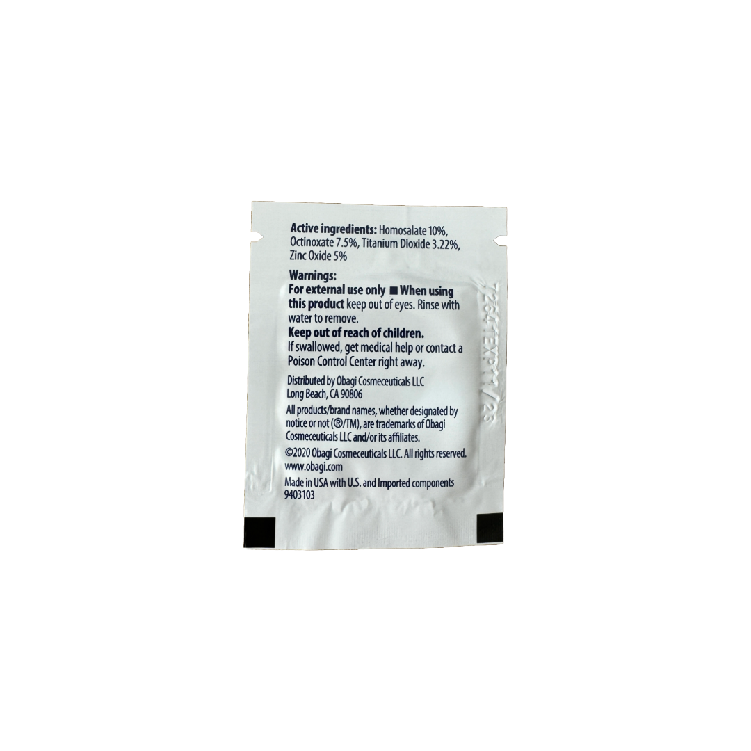 OBAGI Sun Shield Broad Spectrum SPF 50 Warm 2g (sample)