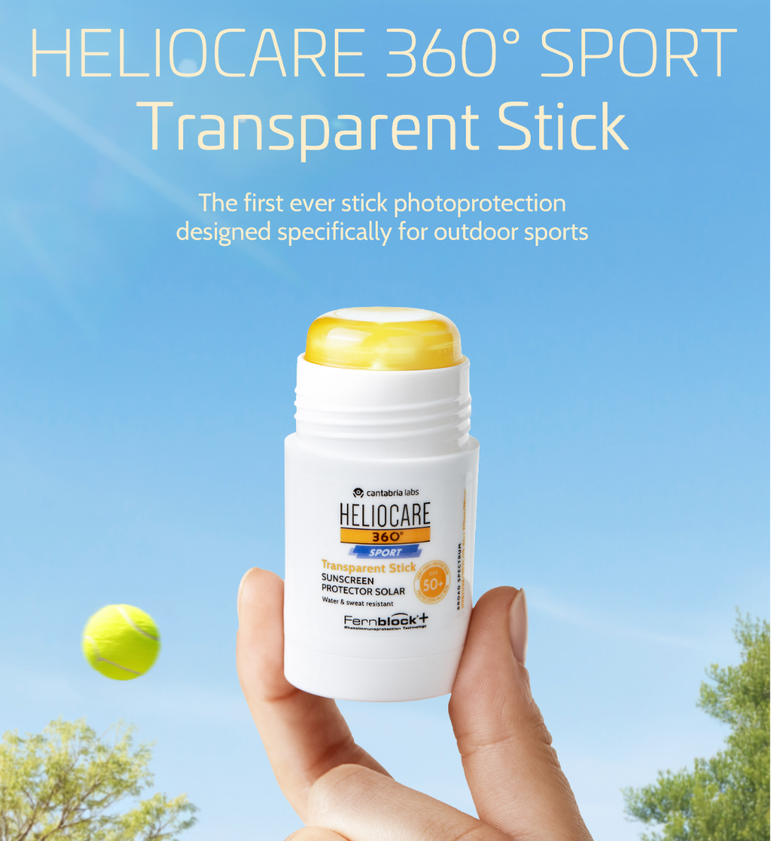 Heliocare 360 Sport transparent Stick SPF50 25g