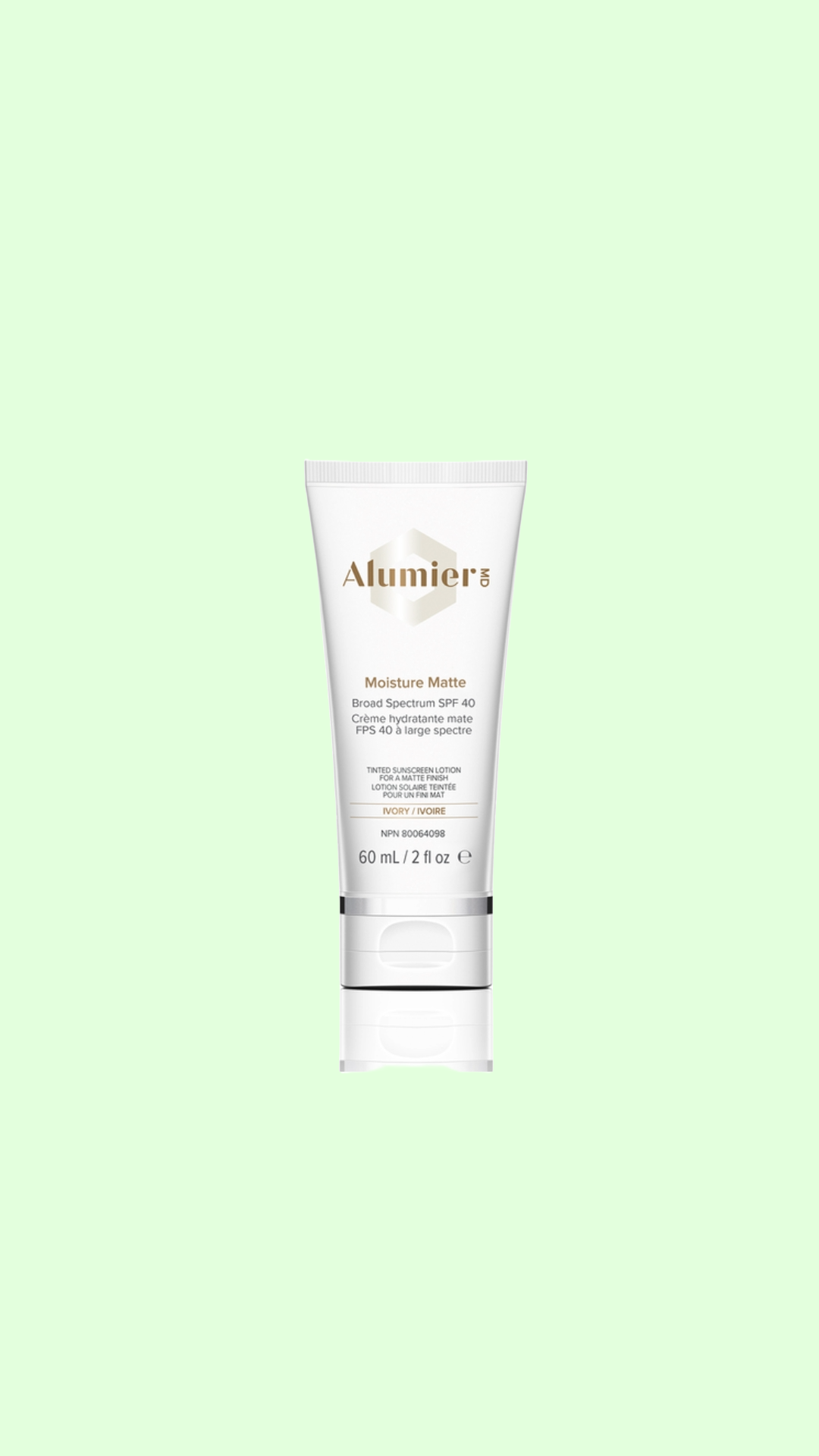 AlumierMD Moisture Matte Broad Spectrum SPF 40 (Ivory) 60ml