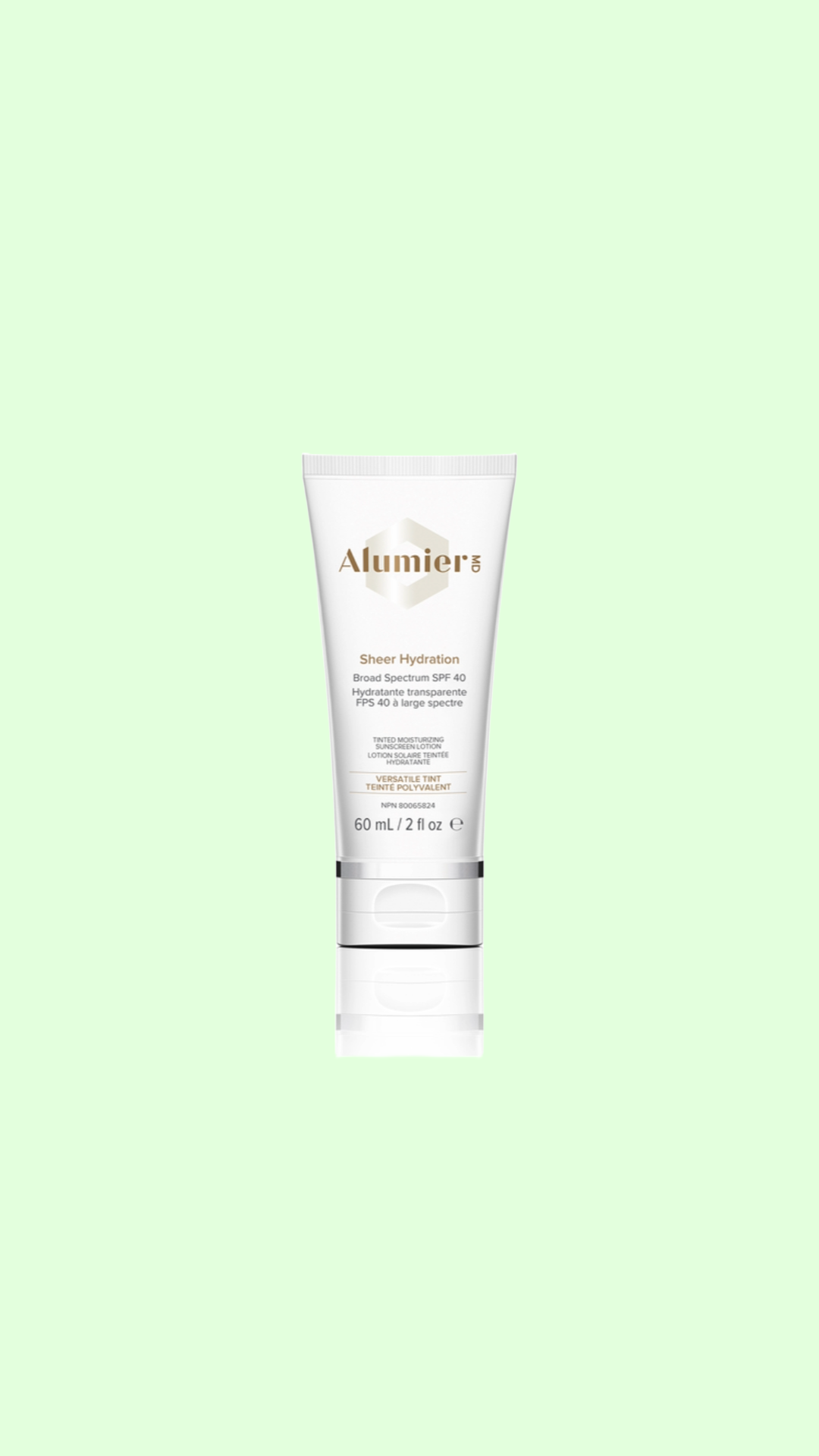 AlumierMD Sheer Hydration Broad Spectrum SPF 40 (Versatile Tint) 60ml (dry)