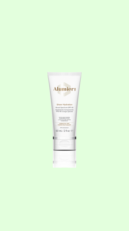 AlumierMD Sheer Hydration Broad Spectrum SPF 40 (Versatile Tint) 60ml (dry)