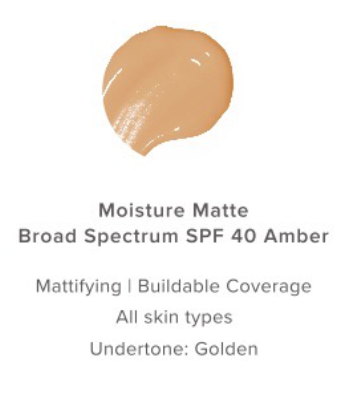 AlumierMD Moisture Matte Sunscreen SPF40 (Amber) 60ml