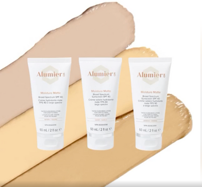 AlumierMD Moisture Matte Sunscreen SPF40 (Amber) 60ml